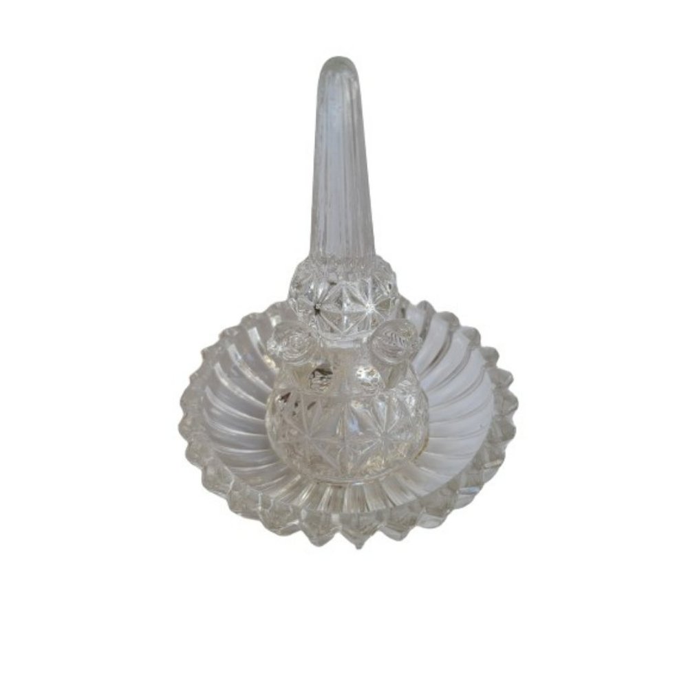 Vintage Hofbauer Byrdes Birds Crystal Ring Holder